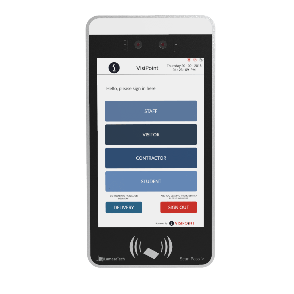Zentron 8 Kiosk Visitor Management
